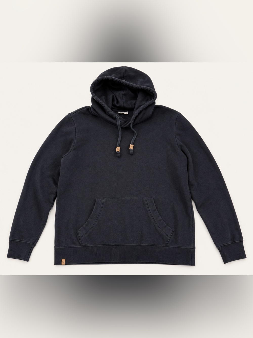 Tentree Men’s XL Black Pullover Hoodie Organic Cotton TENCEL Kangaroo Pocket